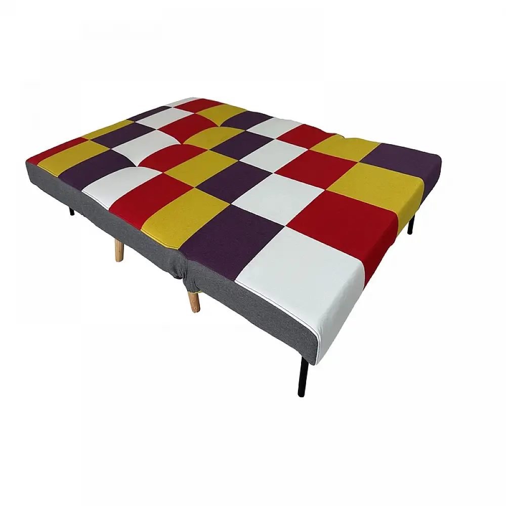 SARA PATCHWORK ΥΦΑΣΜΑ ΚΑΝΑΠΕΣ/ΚΡΕΒΑΤΙ 134Χ80Χ84εκ.