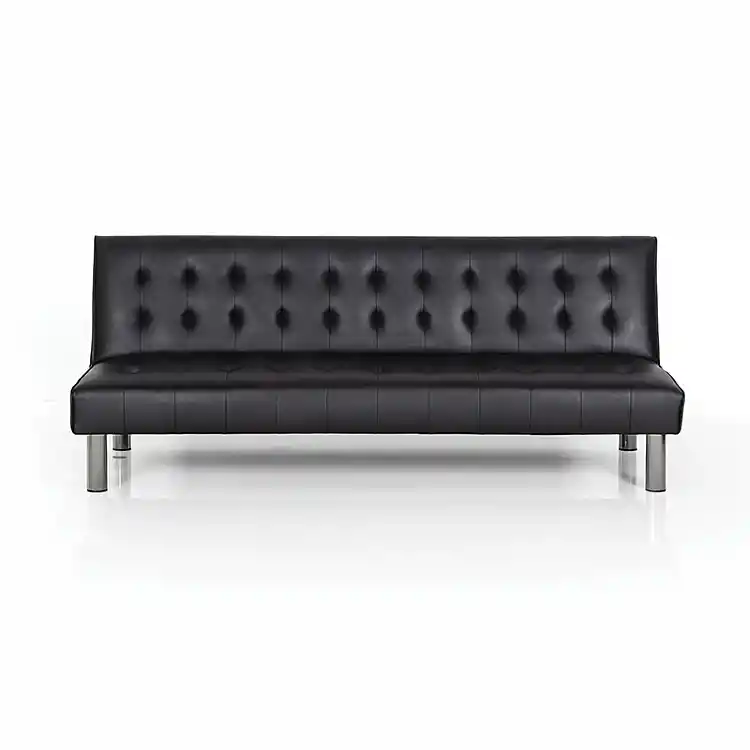 STATE BLACK PU ΚΑΝΑΠΕΣ-ΚΡΕΒΑΤΙ 180X79X74εκ.
