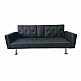 REST/ARMS BLACK PU ΚΑΝΑΠΕΣ-ΚΡΕΒΑΤΙ 188X88εκ.