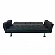 REST/ARMS BLACK PU ΚΑΝΑΠΕΣ-ΚΡΕΒΑΤΙ 188X88εκ.