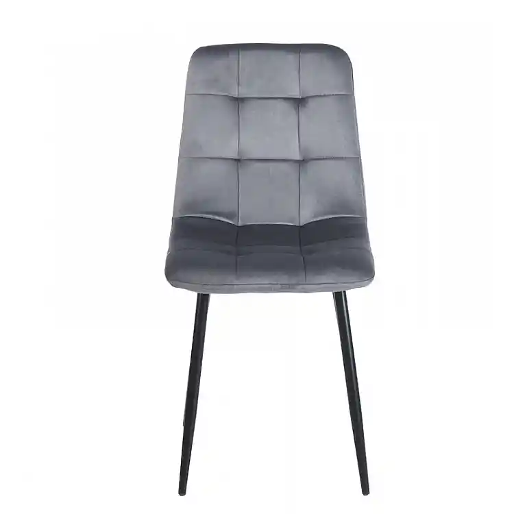 OSCAR GREY VELVET ΥΦΑΣΜΑ ΚΑΡΕΚΛΑ ΜΕΤΑΛΛΙΚΗ 43Χ51Χ90εκ.