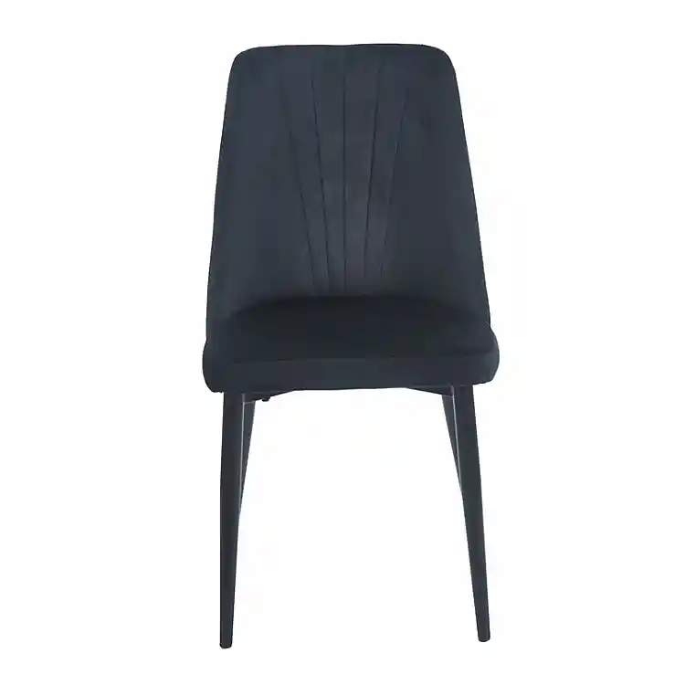 OLIVIA BLACK VELVET ΥΦΑΣΜΑ ΚΑΡΕΚΛΑ ΜΕΤΑΛΛΙΚΗ 46(59)X58X85εκ.