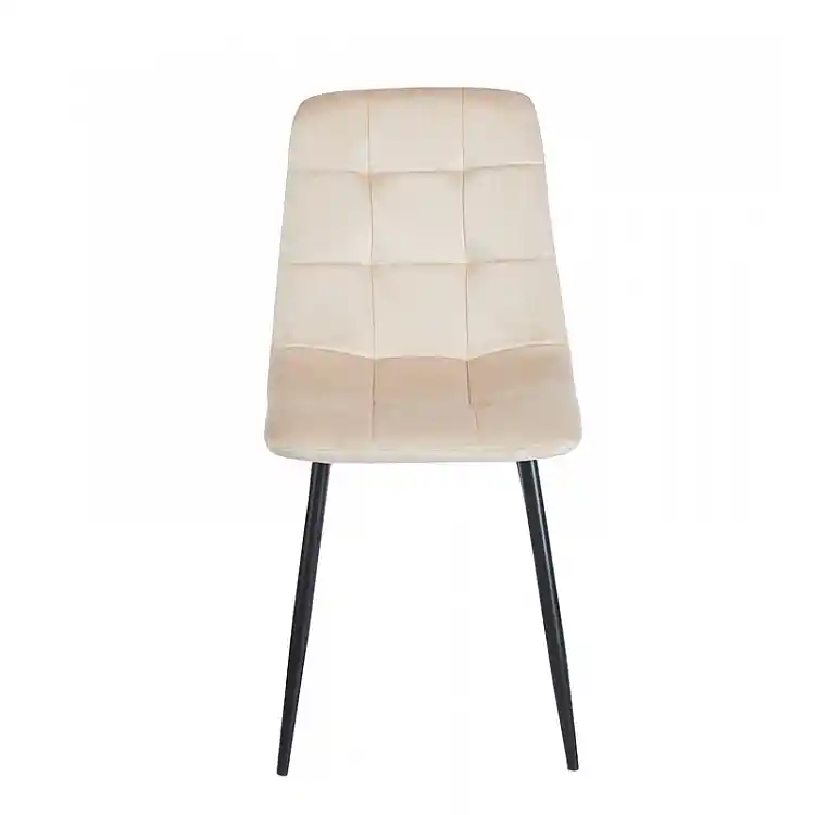 OSCAR BEIGE VELVET ΥΦΑΣΜΑ ΚΑΡΕΚΛΑ ΜΕΤΑΛΛΙΚΗ 43Χ51Χ90εκ.