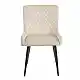 VANESA BEIGE VELVET ΥΦΑΣΜΑ ΚΑΡΕΚΛΑ ΜΕΤΑΛΛΙΚΗ 46X62X86εκ.