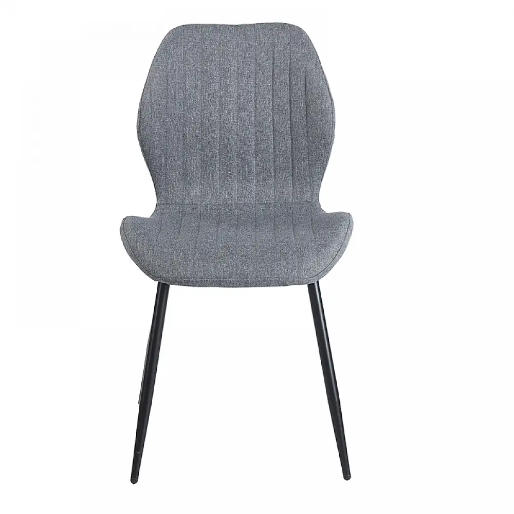 DYLAN GREY ΥΦΑΣΜΑ ΚΑΡΕΚΛΑ ΜΕΤΑΛΛΙΚΗ 48X53X74εκ.