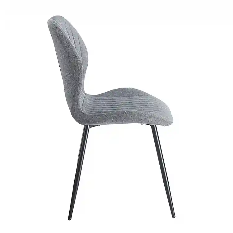 DYLAN GREY ΥΦΑΣΜΑ ΚΑΡΕΚΛΑ ΜΕΤΑΛΛΙΚΗ 48X53X74εκ.