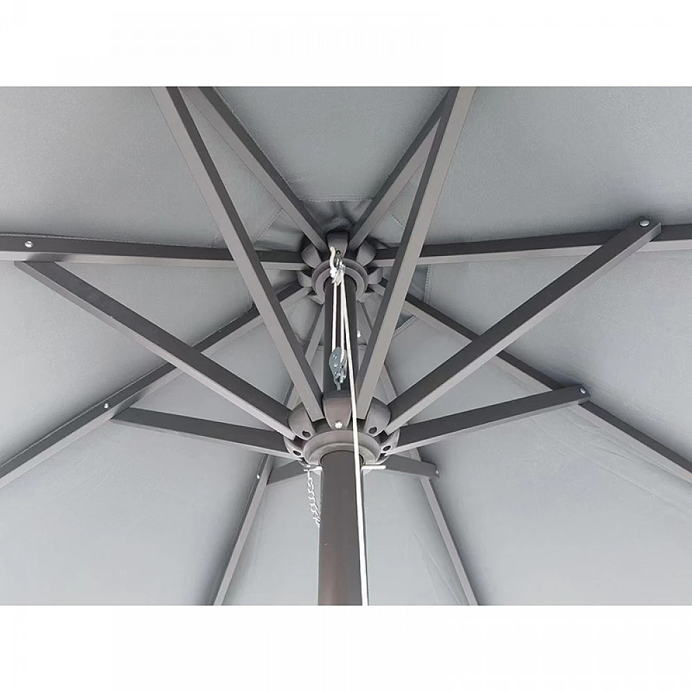 ΟΜΠΡΕΛΑ Φ.230 GREY ΑΛΟΥΜ.8ΑΚΤ.16Χ26 ΙΣΤΟΣ 1Φ.48Χ2mm