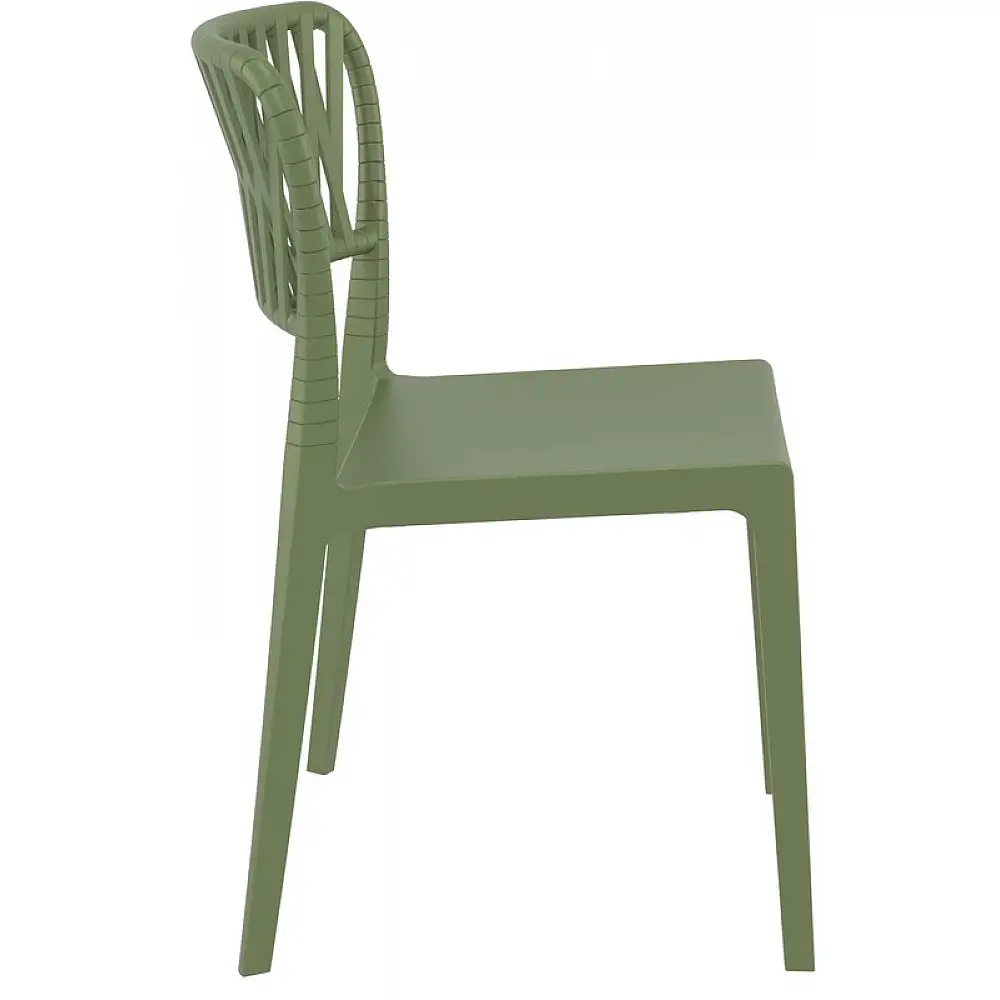 PORTOFINO OLIVE GREEN ΚΑΡΕΚΛΑ ΠΟΛ/ΝΙΟΥ 52X56X83εκ.
