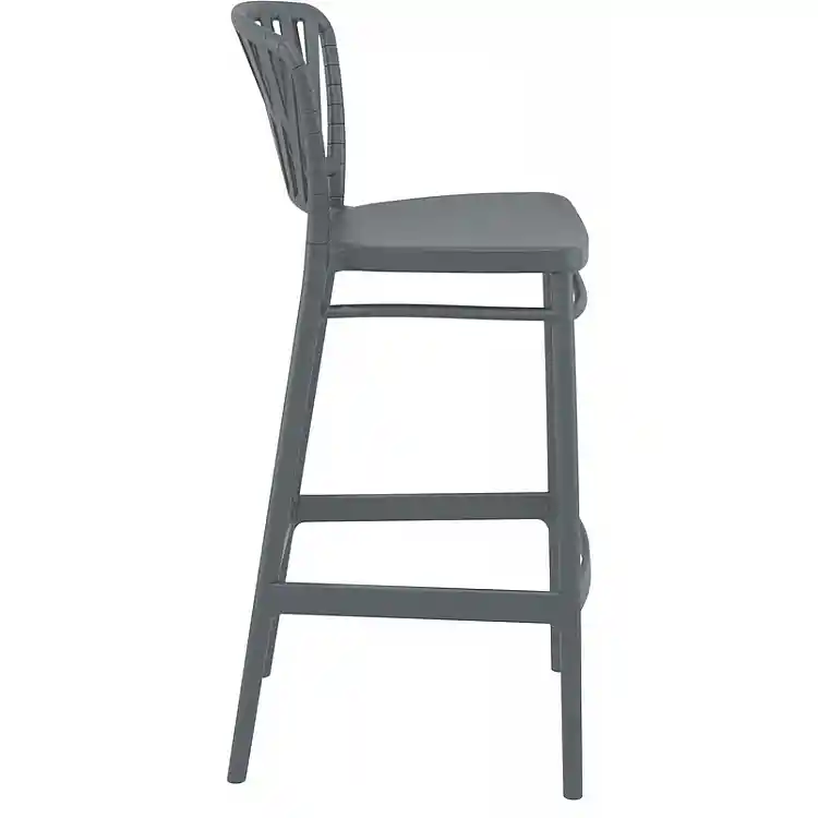 PORTOFINO 75εκ. ΣΚΑΜΠΟ DARK GREY ΠΟΛ/ΝΙΟΥ 48X52X106εκ.