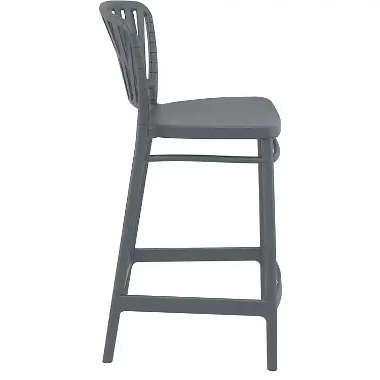 PORTOFINO 65εκ. ΣΚΑΜΠΟ DARK GREY ΠΟΛ/ΝΙΟΥ 48X52X96εκ.