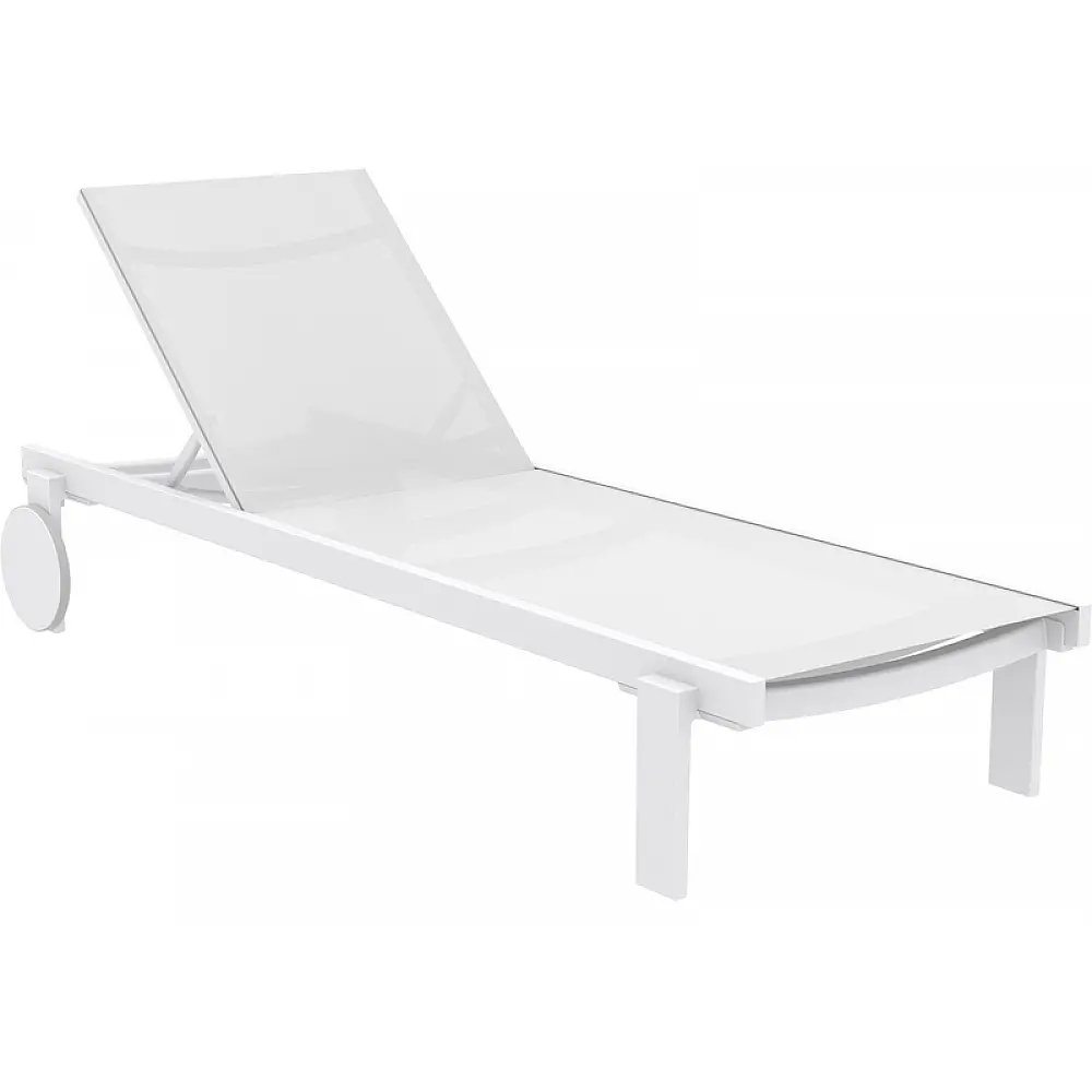CASABLANCA ΞΑΠΛΩΣΤΡΑ WHITE/WHITE ΑΛΟΥΜ-ΠΟΛ/ΝΙΟΥ