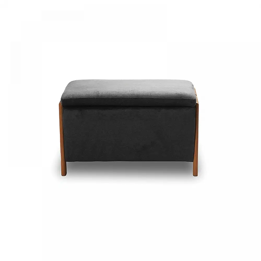 DALI ΣΚΑΜΠΟ VELVET GREY ΜΕ ΑΠΟΘ. ΧΩΡΟ 75X42X44εκ.