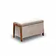 DALI ΣΚΑΜΠΟ VELVET BEIGE ΜΕ ΑΠΟΘ. ΧΩΡΟ 75X42X44εκ.