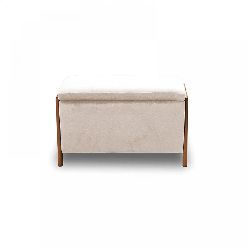 DALI ΣΚΑΜΠΟ VELVET BEIGE ΜΕ ΑΠΟΘ. ΧΩΡΟ 75X42X44εκ.