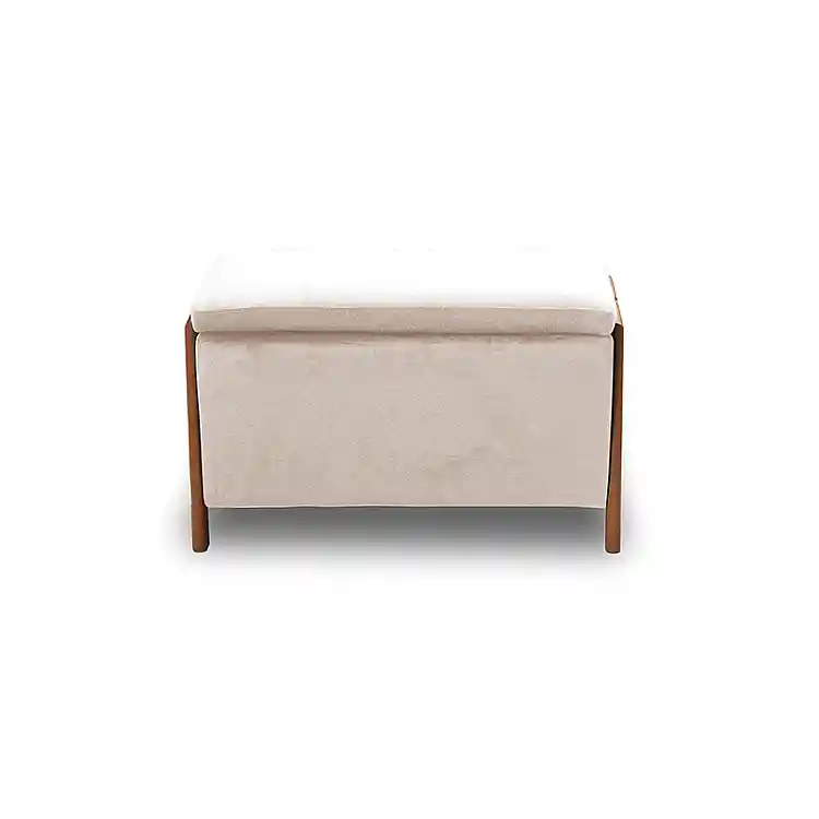 DALI ΣΚΑΜΠΟ VELVET BEIGE ΜΕ ΑΠΟΘ. ΧΩΡΟ 75X42X44εκ.