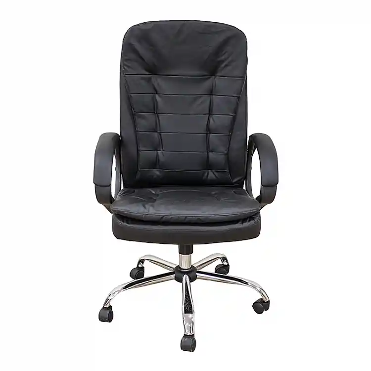A9938 ΜΑΥΡΟ PVC ΠΟΛΥΘΡΟΝΑ ΓΡΑΦΕΙΟΥ 67Χ65Χ52-112/62-121εκ.