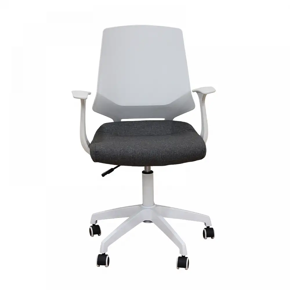 A1150-W ΛΕΥΚΟ/ΓΚΡΙ ΥΦΑΣΜΑ ΠΟΛΥΘΡΟΝΑ ΓΡΑΦΕΙΟΥ 63Χ55Χ49-92/56-100εκ.