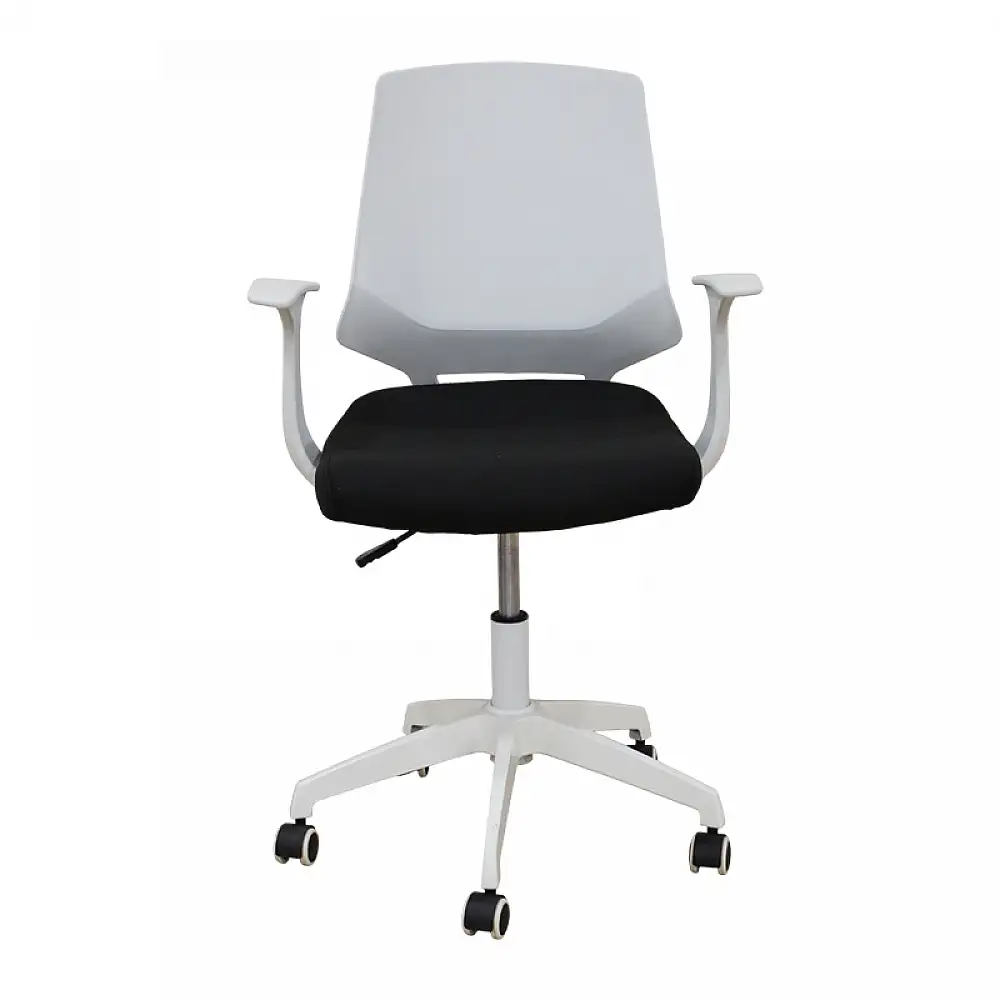 A1150-W ΛΕΥΚΟ/ΜΑΥΡΟ ΥΦΑΣΜΑ ΠΟΛΥΘΡΟΝΑ ΓΡΑΦΕΙΟΥ 63Χ55Χ49-92/56-100εκ.