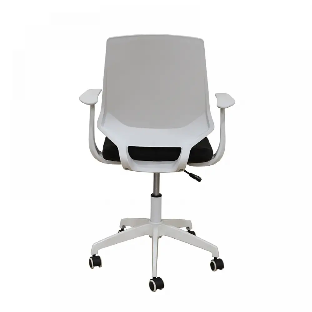 A1150-W ΛΕΥΚΟ/ΜΑΥΡΟ ΥΦΑΣΜΑ ΠΟΛΥΘΡΟΝΑ ΓΡΑΦΕΙΟΥ 63Χ55Χ49-92/56-100εκ.