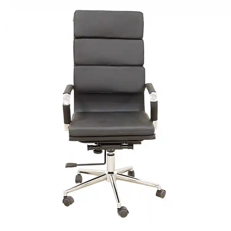 A9944 ΜΑΥΡΟ PU ΠΟΛΥΘΡΟΝΑ ΓΡΑΦΕΙΟΥ 55X60X51-115/61-125εκ.