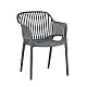 NOVA DARK GREY ΠΟΛΥΘΡΟΝΑ ΠΟΛ/ΝΙΟΥ 55X61X80εκ.