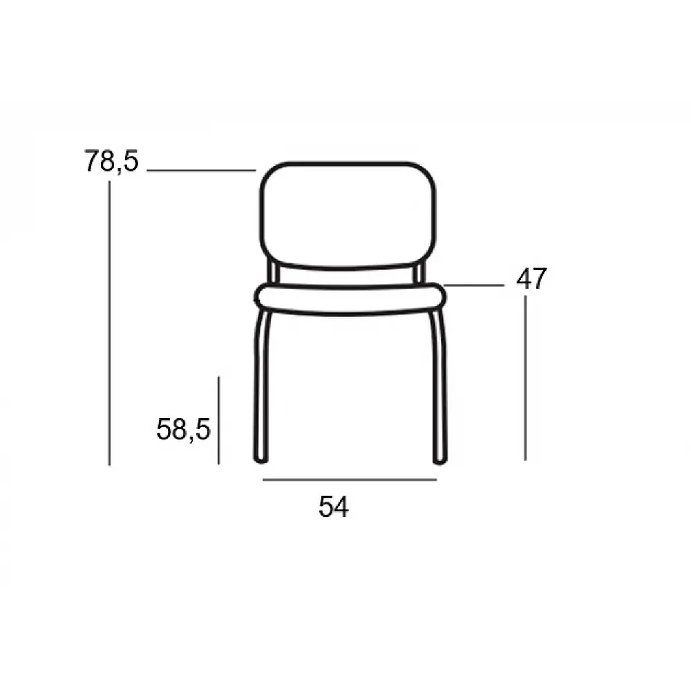 MILOS ΜΠΟΡΝΤΩ ΥΦΑΣΜΑ ΚΑΡΕΚΛΑ ΒΑΦΗΣ 54Χ58.5Χ47-78.5εκ.
