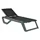 RIO PRO ΞΑΠΛΩΣΤΡΑ DARK GREY/BLACK ΠΟΛ/ΝΙΟΥ 190X70X33εκ.