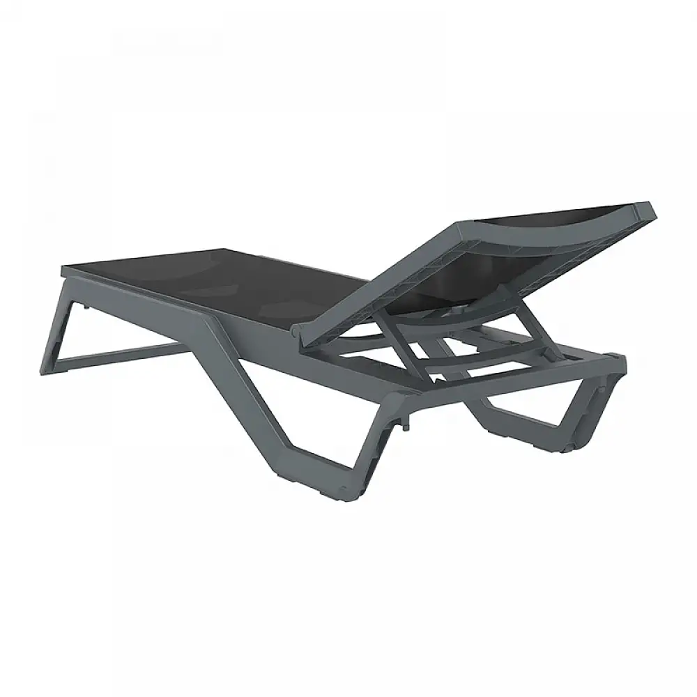 RIO PRO ΞΑΠΛΩΣΤΡΑ DARK GREY/BLACK ΠΟΛ/ΝΙΟΥ 190X70X33εκ.