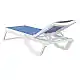 RIO PRO ΞΑΠΛΩΣΤΡΑ WHITE/BLUE ΠΟΛ/ΝΙΟΥ 190X70X33εκ.