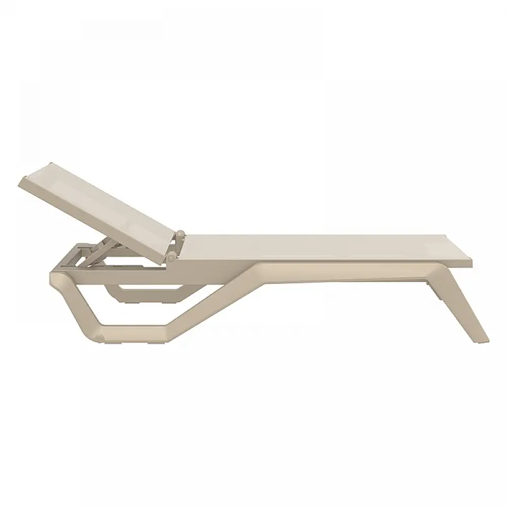 RIO PRO ΞΑΠΛΩΣΤΡΑ TAUPE/TAUPE ΠΟΛ/ΝΙΟΥ 190X70X33εκ.