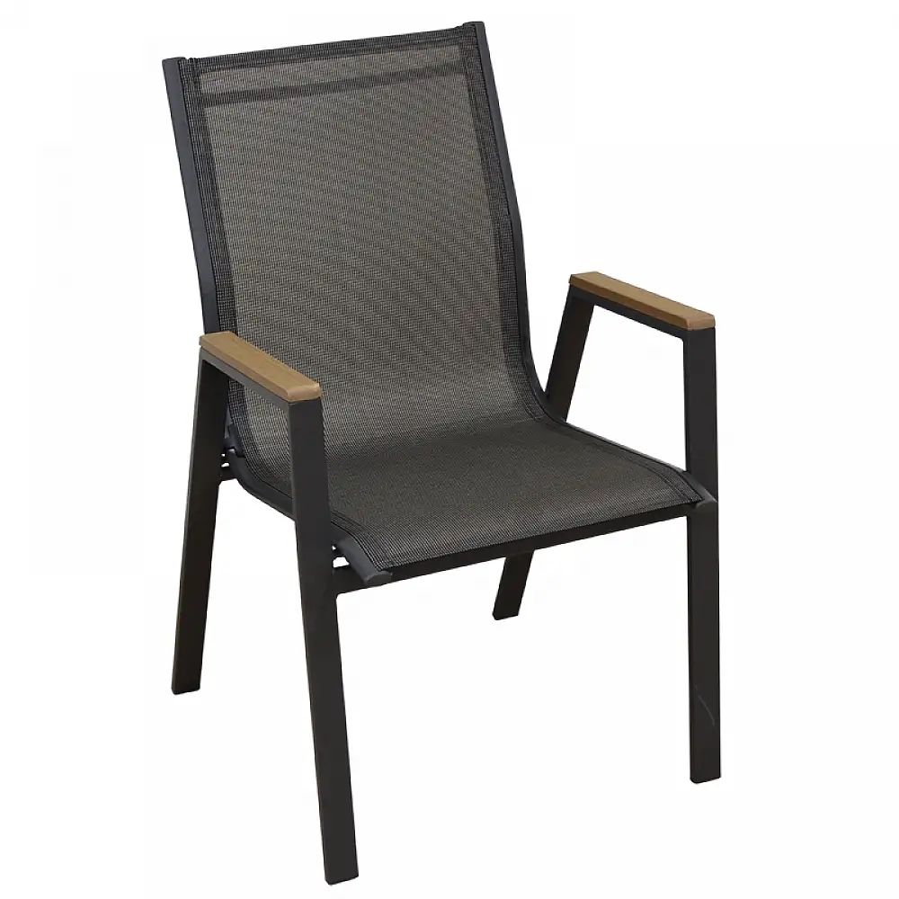 SELBY SET ΤΡΑΠΕΖΑΡΙΑΣ 5ΤΜΧ ΑΝΘΡΑΚΙ 150Χ90εκ.