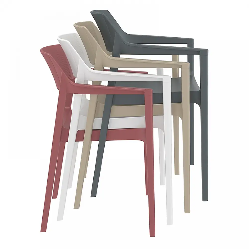 TULUM DARK GREY ΠΟΛΥΘΡΟΝΑ ΠΟΛ/ΝΙΟΥ 55X52X79εκ.