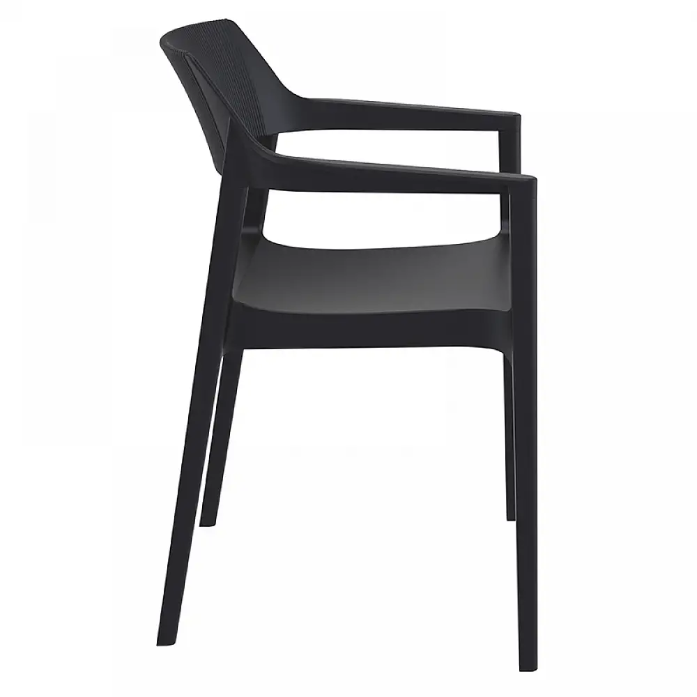 TULUM BLACK ΠΟΛΥΘΡΟΝΑ ΠΟΛ/ΝΙΟΥ 55X52X79εκ.