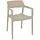 TULUM TAUPE ΠΟΛΥΘΡΟΝΑ ΠΟΛ/ΝΙΟΥ 55X52X79εκ.