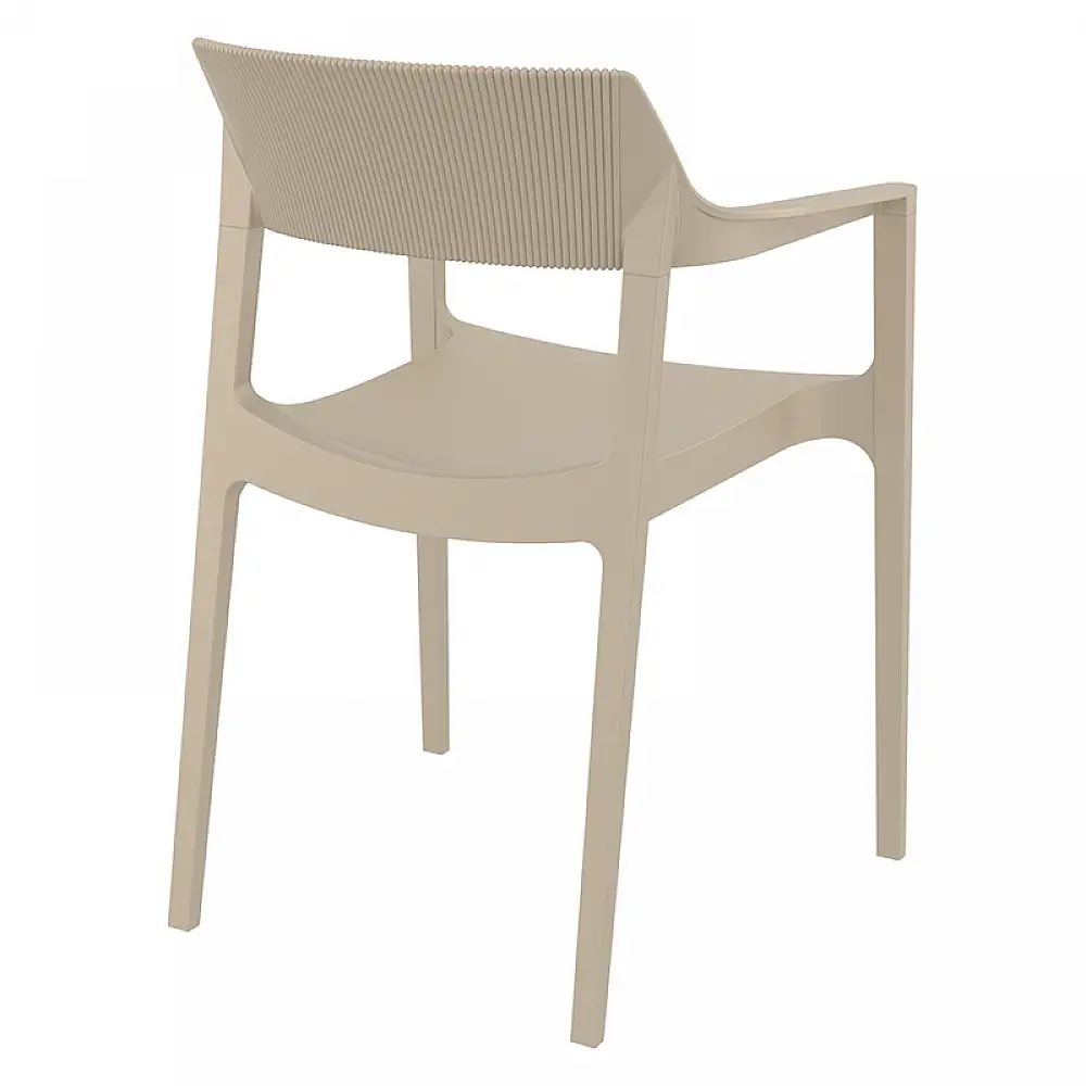 TULUM TAUPE ΠΟΛΥΘΡΟΝΑ ΠΟΛ/ΝΙΟΥ 55X52X79εκ.