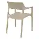 TULUM TAUPE ΠΟΛΥΘΡΟΝΑ ΠΟΛ/ΝΙΟΥ 55X52X79εκ.