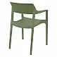 TULUM OLIVE GREEN ΠΟΛΥΘΡΟΝΑ ΠΟΛ/ΝΙΟΥ 55X52X79εκ.