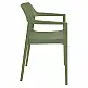 TULUM OLIVE GREEN ΠΟΛΥΘΡΟΝΑ ΠΟΛ/ΝΙΟΥ 55X52X79εκ.