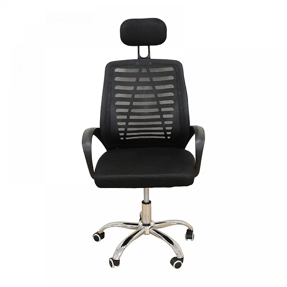 A9951 ΜΑΥΡΗ ΠΟΛΥΘΡΟΝΑ ΓΡΑΦΕΙΟΥ 59X61X42-108/51-120εκ.