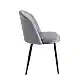 RIO GREY VELVET ΥΦΑΣΜΑ ΚΑΡΕΚΛΑ ΜΕΤΑΛΛΙΚΗ 50X52X81εκ.