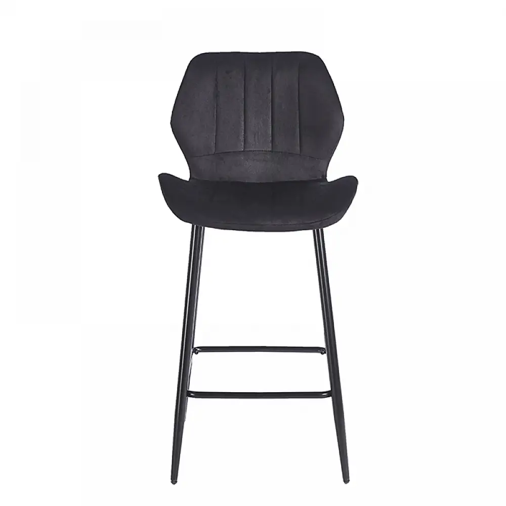 DYLAN BLACK VELVET ΥΦΑΣΜΑ 65εκ. ΣΚΑΜΠΟ ΜΕΤΑΛΛΙΚΟ 46X45X65-95εκ.