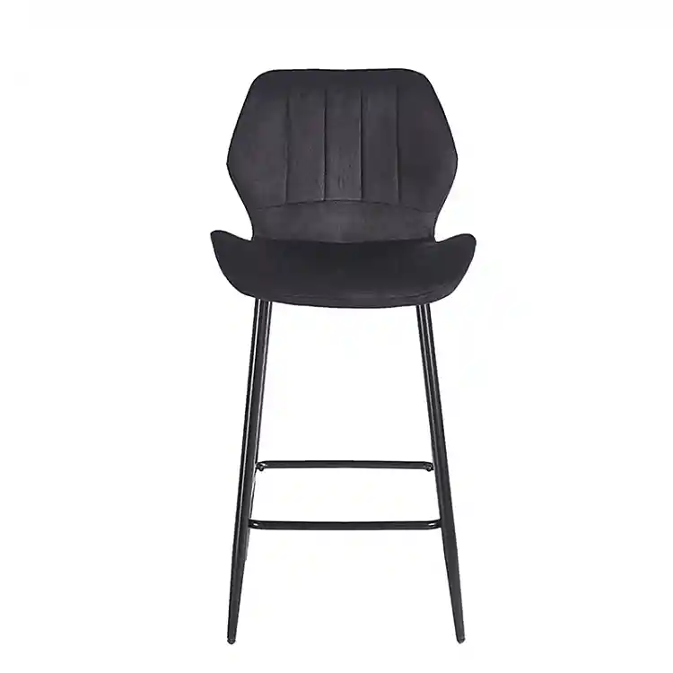 DYLAN BLACK VELVET ΥΦΑΣΜΑ 65εκ. ΣΚΑΜΠΟ ΜΕΤΑΛΛΙΚΟ 46X45X65-95εκ.