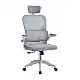A9935 WHITE/GREY MESH ΠΟΛΥΘΡΟΝΑ ΓΡΑΦΕΙΟΥ 62Χ64Χ42-114/52-125εκ.