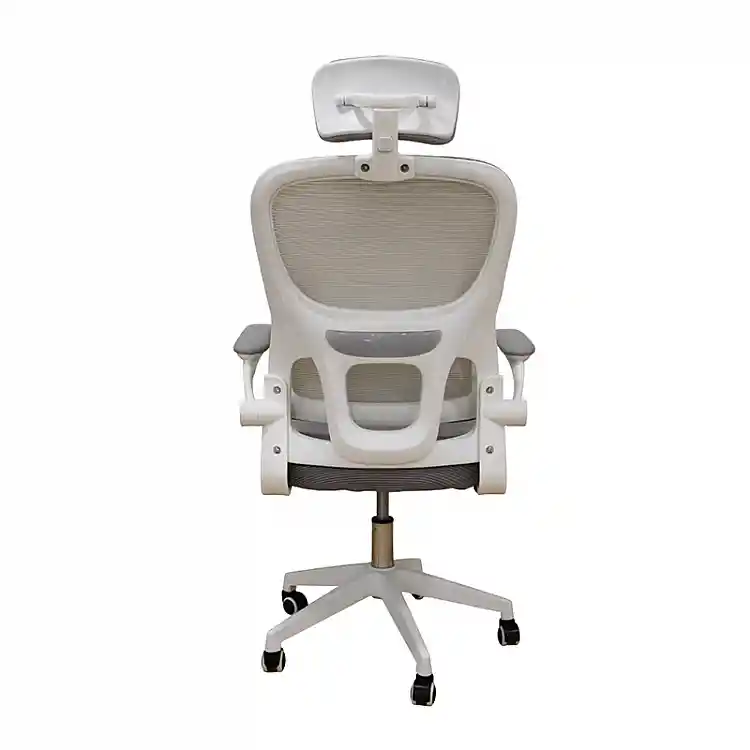 A9935 WHITE/GREY MESH ΠΟΛΥΘΡΟΝΑ ΓΡΑΦΕΙΟΥ 62Χ64Χ42-114/52-125εκ.