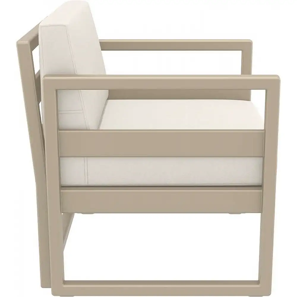 MYKONOS ΠΟΛΥΘΡΟΝΑ TAUPE ΜΕ ΜΑΞ. 73X72X75εκ. ΠΟΛ/ΝΙΟΥ