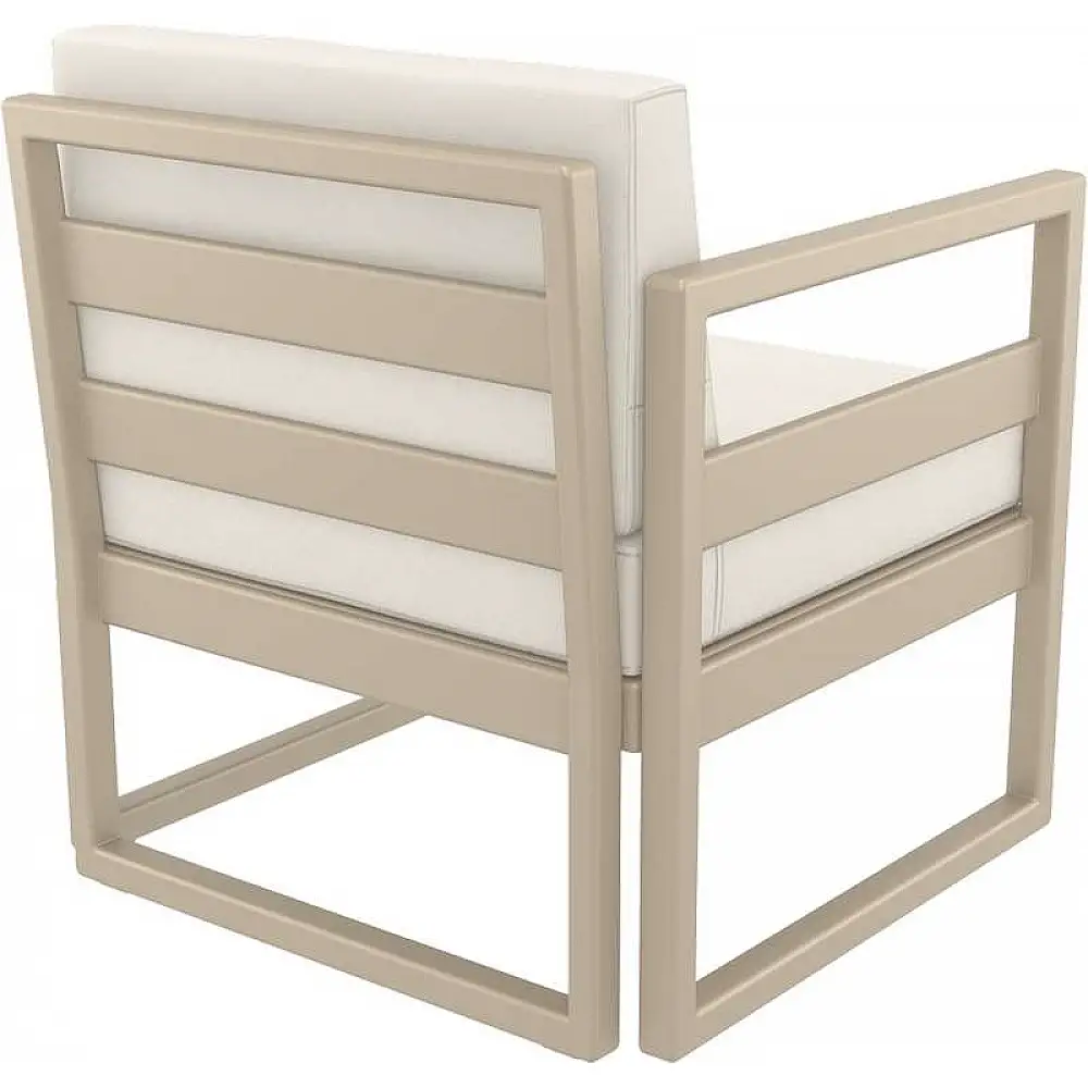 MYKONOS ΠΟΛΥΘΡΟΝΑ TAUPE ΜΕ ΜΑΞ. 73X72X75εκ. ΠΟΛ/ΝΙΟΥ