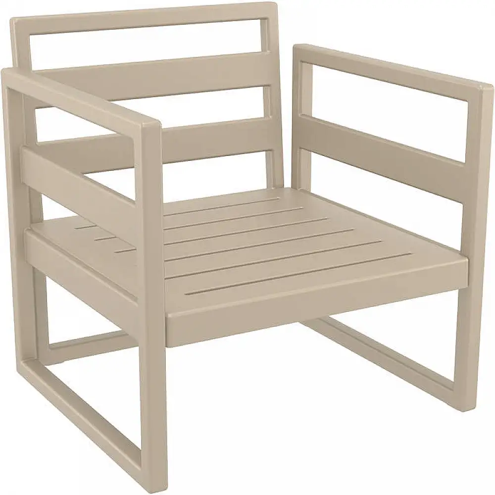 MYKONOS ΠΟΛΥΘΡΟΝΑ TAUPE ΧΩΡΙΣ ΜΑΞ. 73X72X75εκ. ΠΟΛ/ΝΙΟΥ