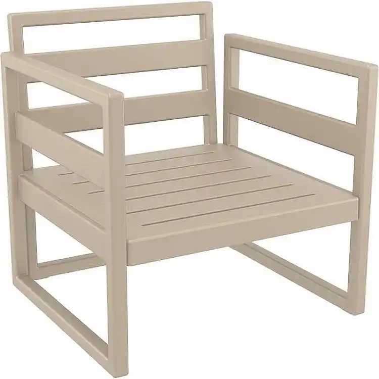 MYKONOS ΠΟΛΥΘΡΟΝΑ TAUPE ΧΩΡΙΣ ΜΑΞ. 73X72X75εκ. ΠΟΛ/ΝΙΟΥ