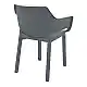 DORA DARK GREY ΠΟΛΥΘΡΟΝΑ ΠΟΛ/ΝΙΟΥ 58X59X80εκ.