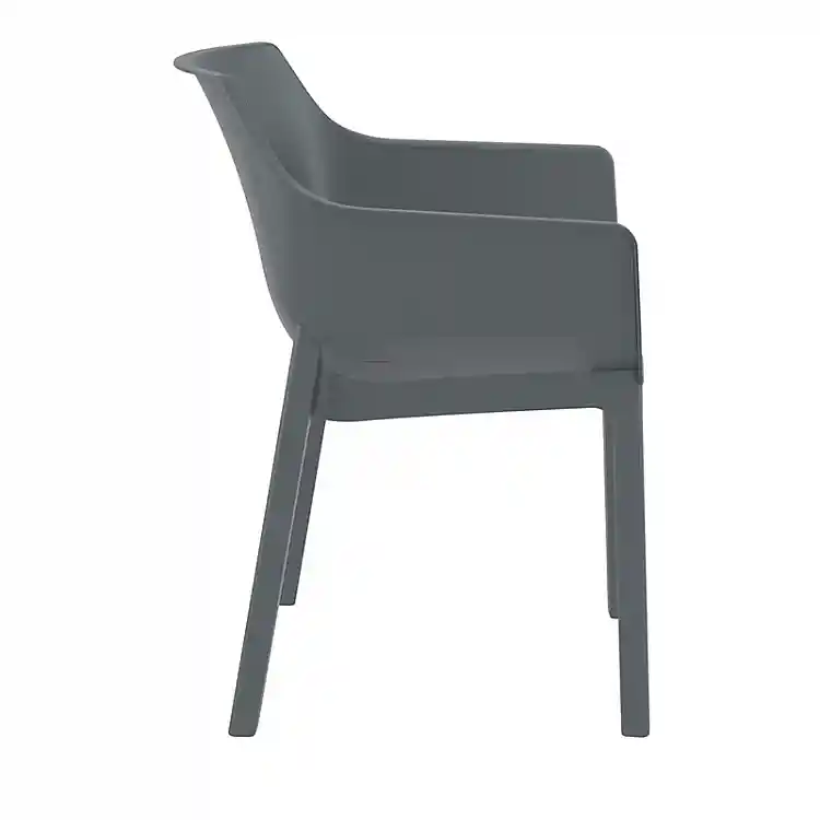 DORA DARK GREY ΠΟΛΥΘΡΟΝΑ ΠΟΛ/ΝΙΟΥ 58X59X80εκ.